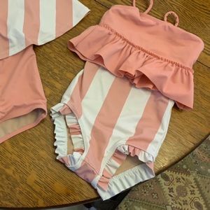 Kortni Jeane mini sweet stripes set